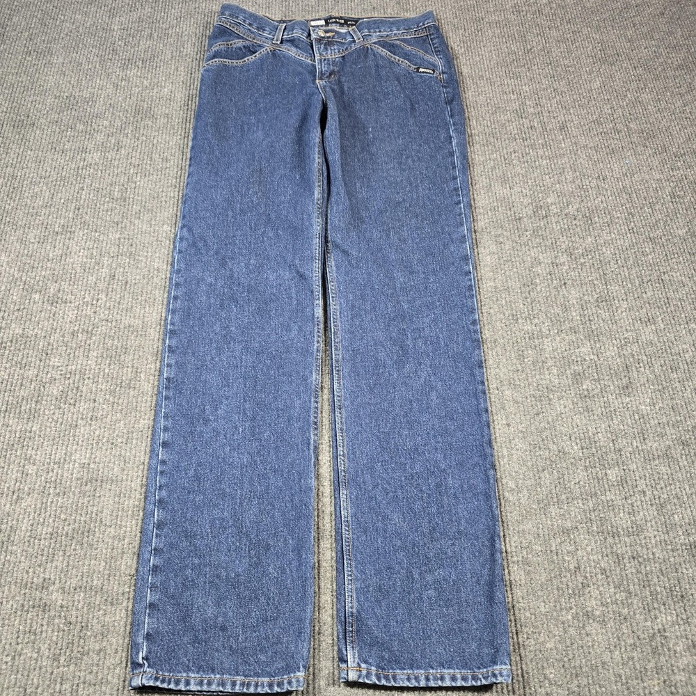 Rocky Mountain Jeans Womens 15 XL Blue Low Rise Slim Bareback Western 33x35